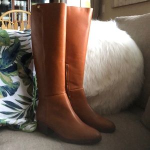 NWOT Jcrew field leather knee boots 6 1/2